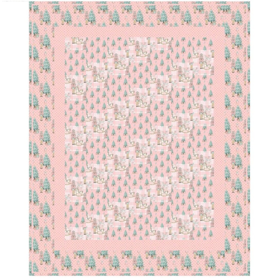 Elegant Nutcracker Lap Quilt Kit 41 1/2 X 51 1/2 Etsy