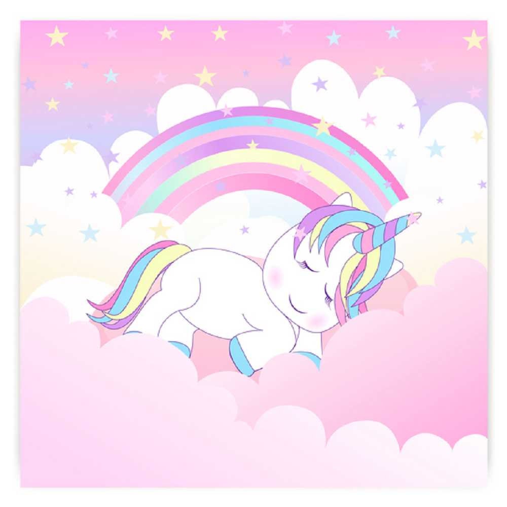 Sweet Dreams Unicorn Fabric Panel Pink | Etsy