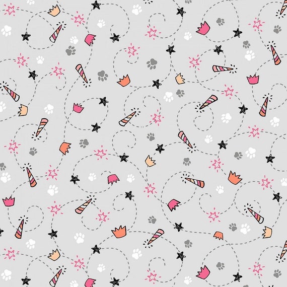 Vintage Sewing Machine & Notions Fabric - Pink –