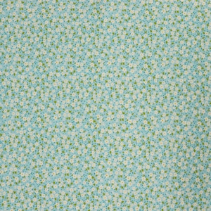 Among the Wildflowers II Fabric Collection - Paperwhites Aqua - Benartex - Sold by the yard