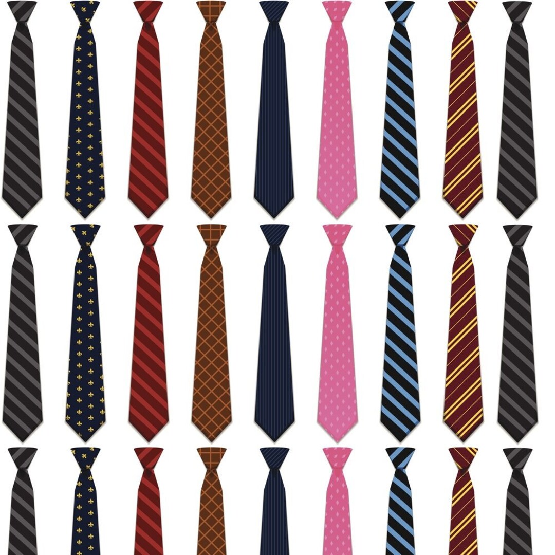 Various Neck Ties Fabric Etsy