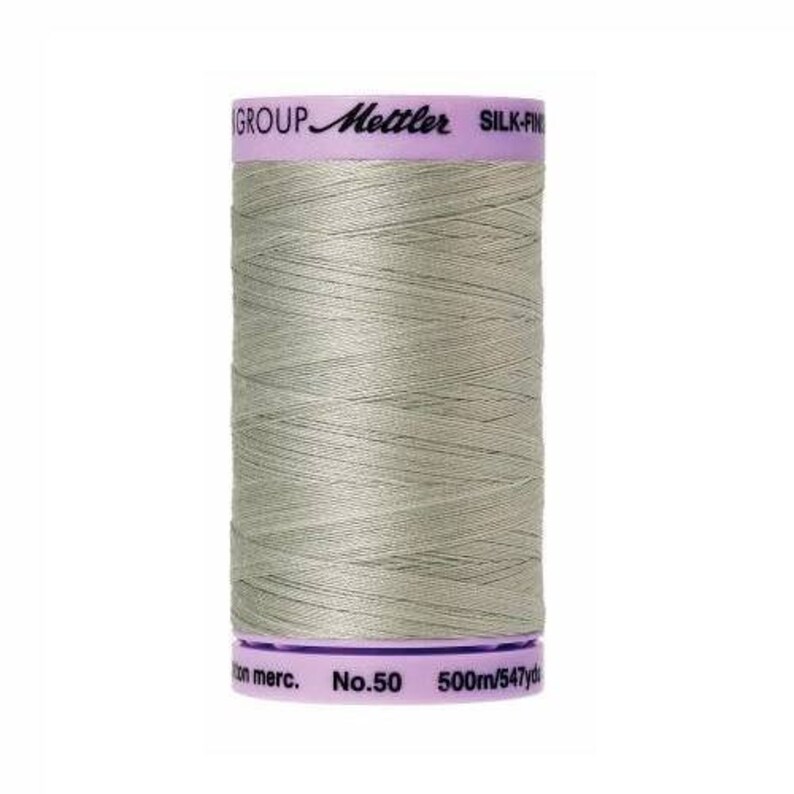 Fieldstone Silk-Finish 50wt Solid Cotton Thread 547yds