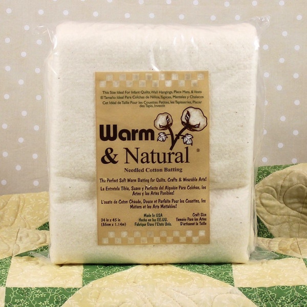Warm and Natural Quilt Batting Etsy