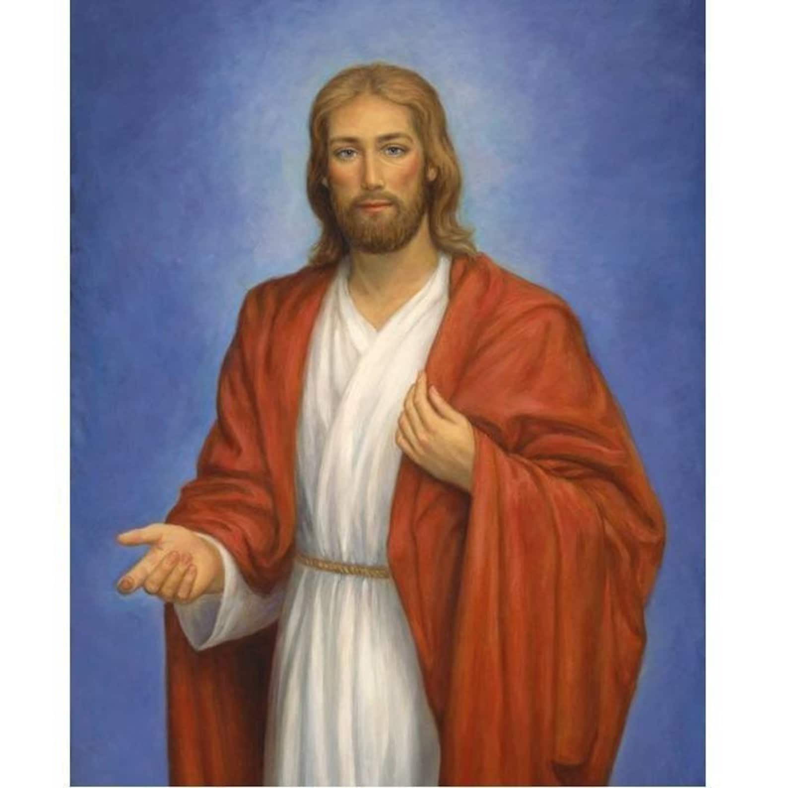 Jesus Fabric Panel Etsy