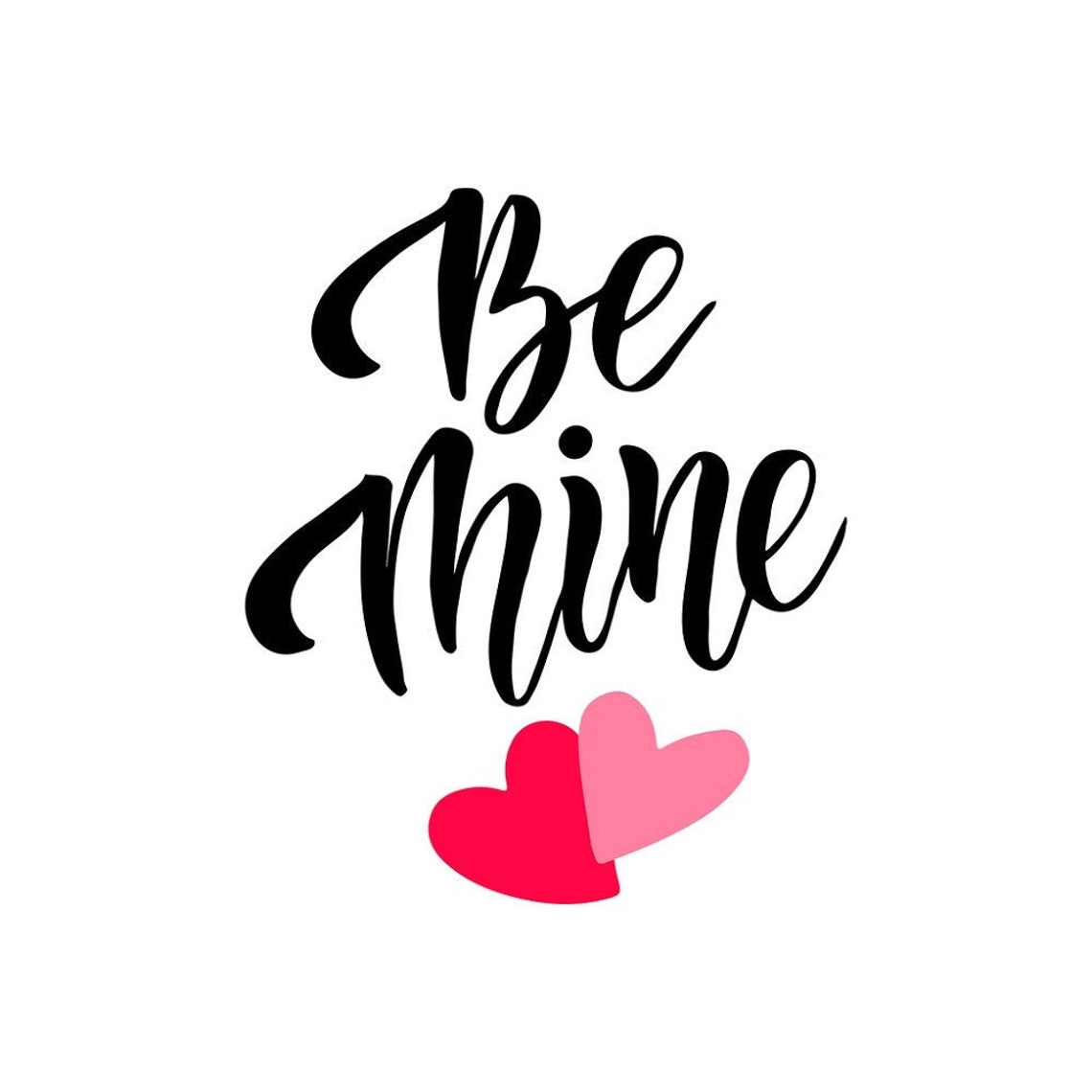 Be Mine Valentine Card Fabric Panel - Etsy