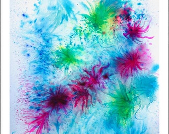ORIGINELE BLOEMSIERKUNST, Impressionistische Bloemen, Bloemkunst, Bloemschilderij, Cadeau voor Moederdag
