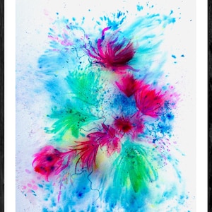 ORIGINAL FLORAL ART, Impressionistic Floral, Flower Art, Floral Painting, Gift for Mother&#39;s Day
