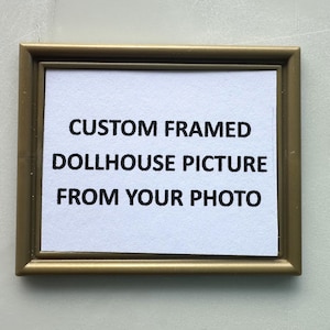 CUSTOM PUPPENHAUS Bild, Ihr eigenes persönliches Bild, WICHTIG ** Blättern Sie nach unten zu "So senden Sie Ihr Foto"