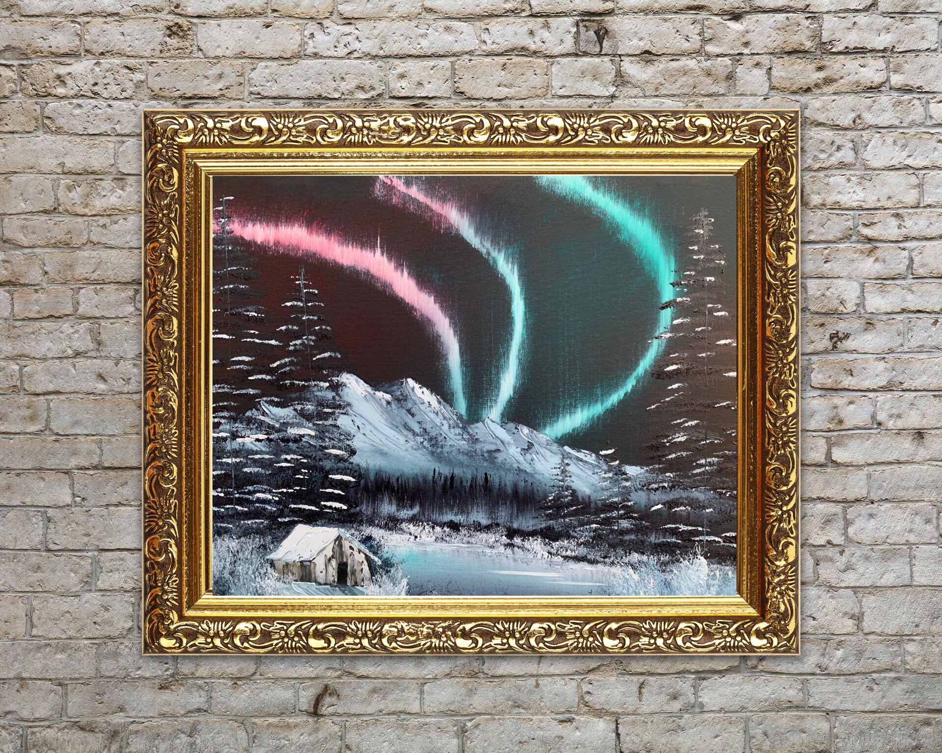 Northern Lights bob Ross Reproduction Season 8 Episode 13 Etsy UK