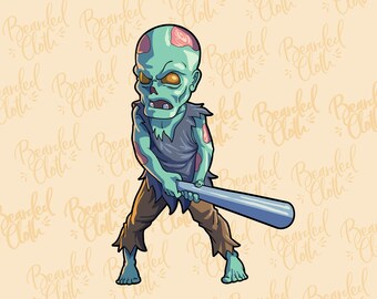 Zombie Baseball Svg - Etsy