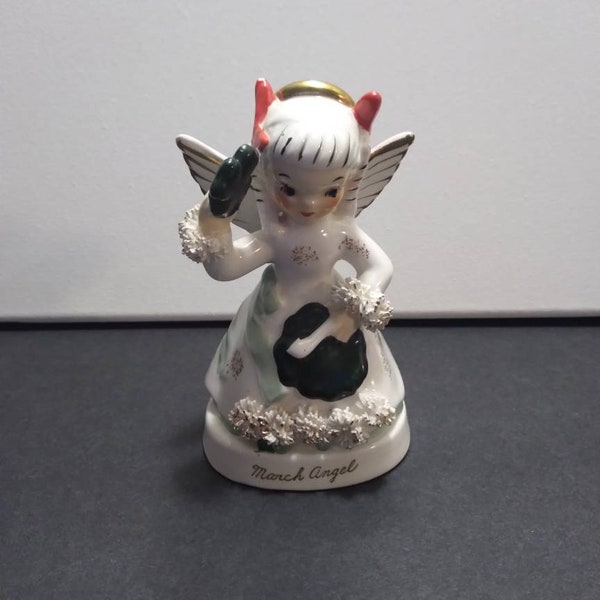 Napco March Angel Figurine Etsy