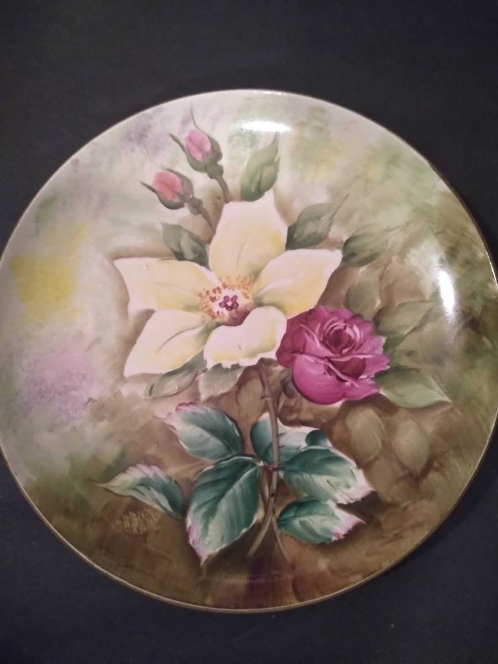 Vintage Hand Painted Plate Made in Japan Etsy