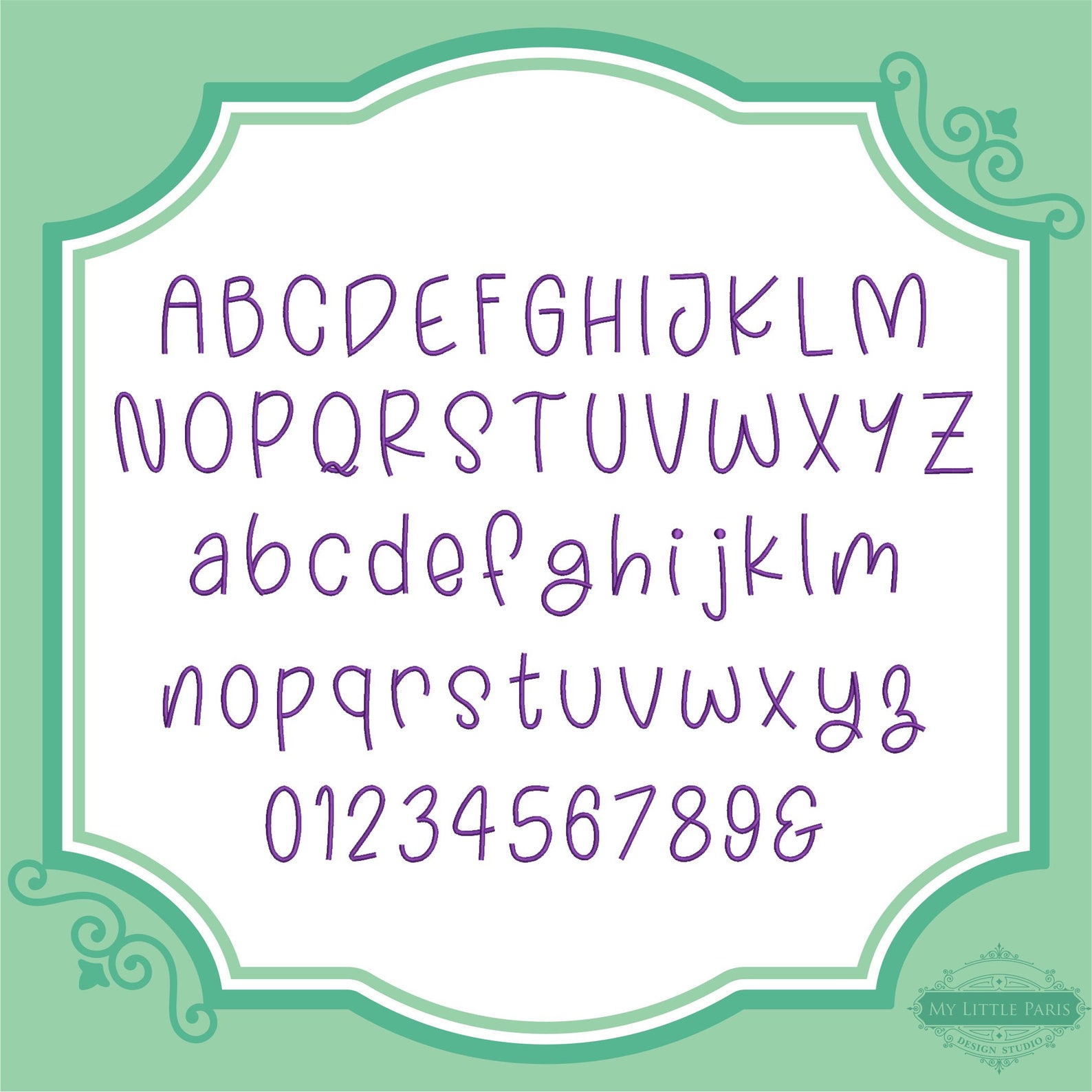 Embroidery Sweet Pea Satin Font 0.75 1 1.5 Etsy UK