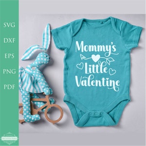 Mami's Little Valentine SVG, Camisa de San Valentín, svg para Cricut, para camiseta, camisa de San Valentín, archivo de corte, archivos para Cricut