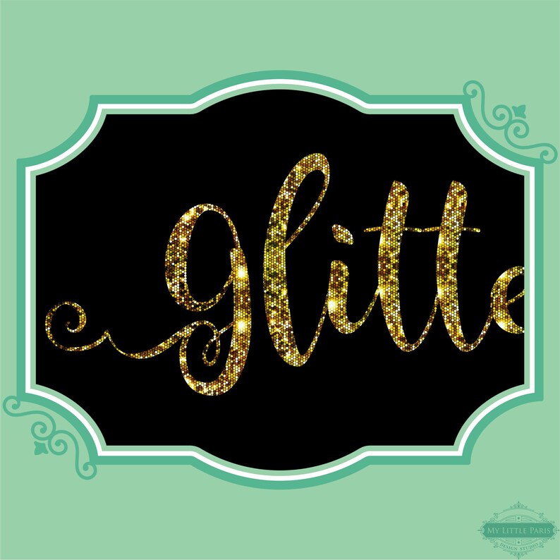 Gold Glitter PNG Clip Art Letters Font Numbers Instant - Etsy