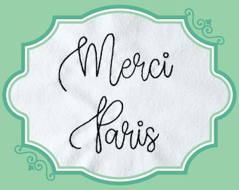 Merci Paris トートバッグ、美しいパリのトートバッグ、パリの