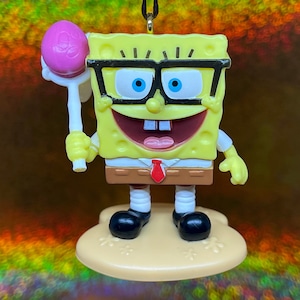 Jellyfishing SpongeBob Ornament