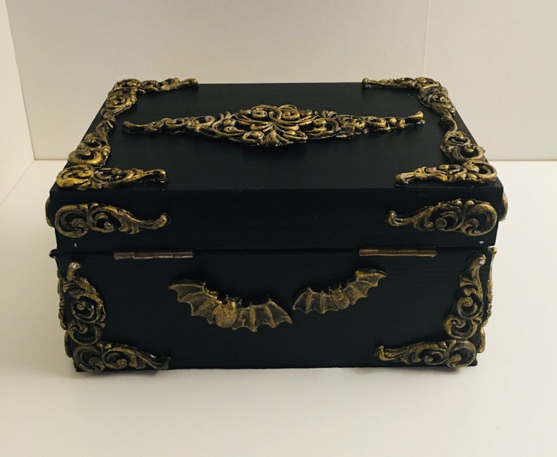 Gothic Home Decor Gothic Gift Dracula Box Gothic Housewarming Gift Gothic Keepsake Box Dracula Dracula Inspired Jewelry Box