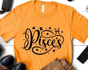 Personalized Zodiac Shirt - Custom Star Sign Tee - Best Birthday Gift For Friends and Family