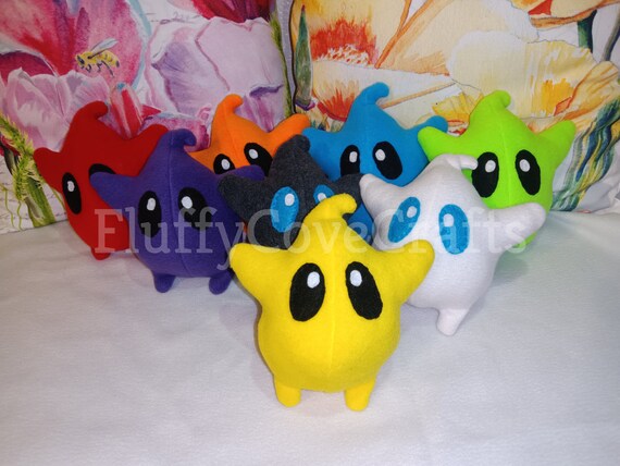Super Mario Galaxy Inspired Luma Plush Etsy