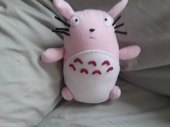 pink totoro plush