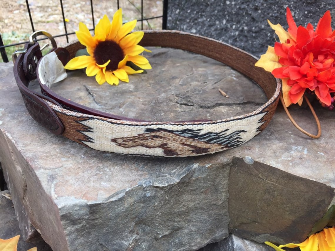 Genuine Hitched Horse Hair Belt Etsy