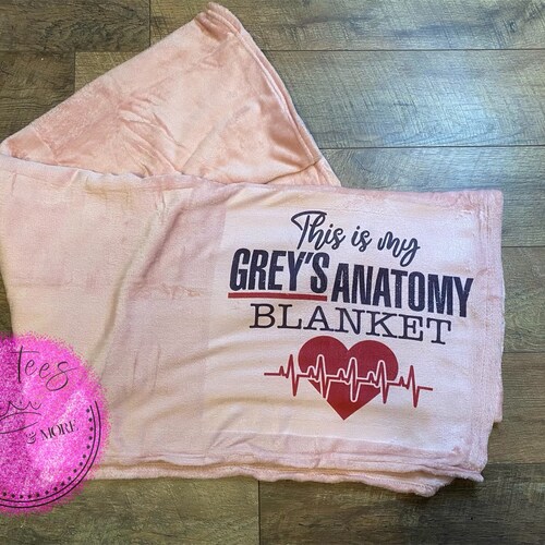 Grey Anatomy Blanket Grey's Anatomy Fan Gift Its A Etsy