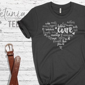 Heart Cure Breast Cancer Shirt, Breast Cancer Awareness Shirt, Pink Ribbon Shirt, Race for the Cure Shirt, Breast Cancer Shirt