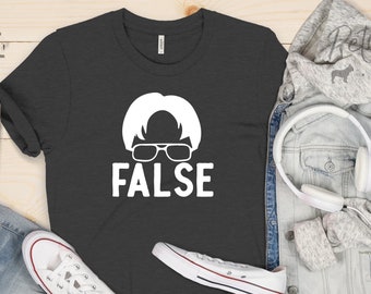 Dwight The Office TV Show Gifts, The Office Shirt, The Office T Shirt, False Tee