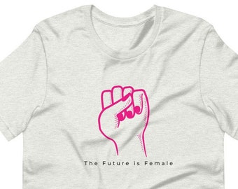 De toekomst is vrouwelijke T-shirt, feministische T-shirt, feministische gift, girl power shirt
