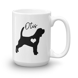 Beagle Custom Mug, Personalized Beagle Cup, Custom Dog Mug, Personalized Beagle mug, Beagle Mom Gift, Beagle Dad Gift