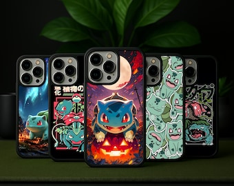 Pocket Monster Plant Creature Aesthetic iPhone Case Fantasy Style Phone Cover