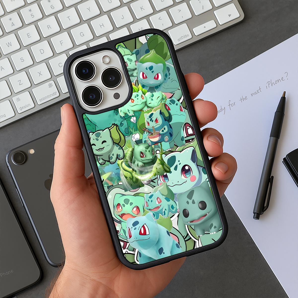ポケットモンスターをモチーフにしたグリーンクリーチャーのiPhone