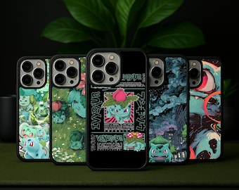 Pocket Monster Inspired Green Creature iPhone Case Fantasy Phone Case for iPhone and Samsung
