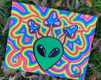 Trippy Painting | Etsy