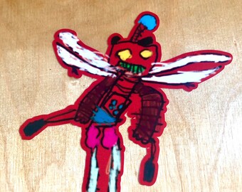 Naklejka winylowa Mrs Bee, Postać, Fantazja, Dzieci