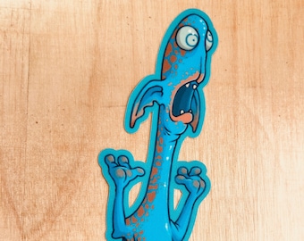 Grub Creature Vinyl Sticker Worblort, Charakter, Fantazja, Zwierzę