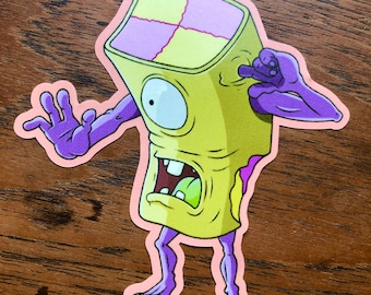 Naklejka winylowa Bad 'Un Berg, Ciasto, Komiks, Stworzenie