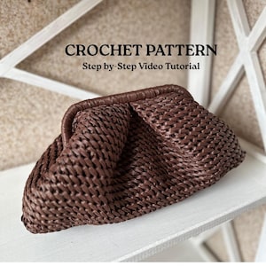 Cloud bag Crochet tutorial. Crochet cloud bag pattern. Handmade cloud bag. Large Crochet  cloud bag.