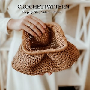 Crochet Cloud Clutch Bag Pattern: Easy PDF + Video Tutorial