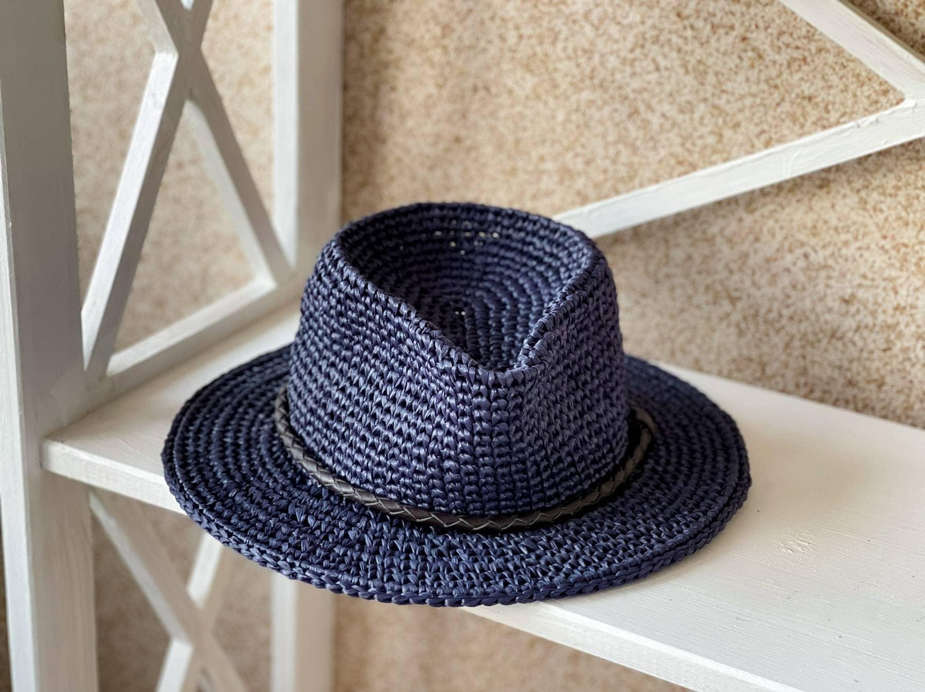 Fedora Pdf CROCHET PATTERN. Fedora Crochet Sun Hat Pattern. Cleo Wide Brim Fedora ...