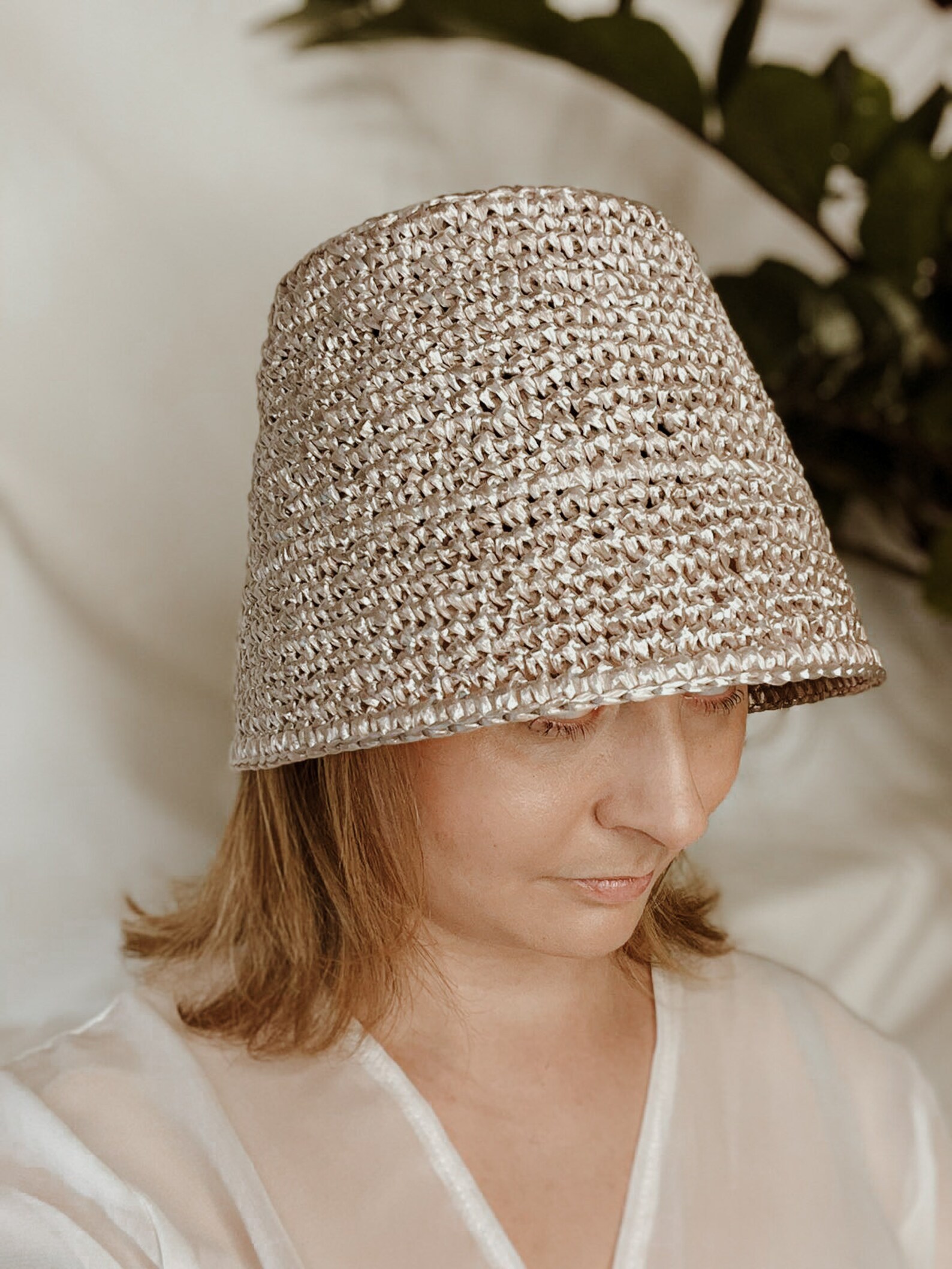 Download Pdf Crochet Panama Hat Pattern. Summer Hat Pattern. Etsy