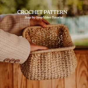 Modèle de mini sac nuage au crochet : sac pour boulettes en raphia (PDF + didacticiel vidéo)