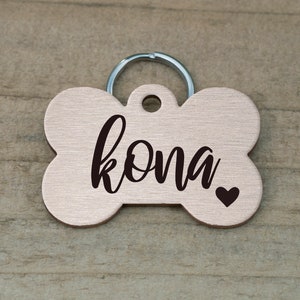 Dog Tags, Dog Tag, New Puppy Gift, Personalized Dog Tag, Dog Id Tag, Pet Id Tag, Dog Collar Tag, Custom Pet Tag, Bone Dog Name Tag, Dog ID
