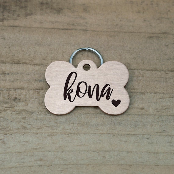 Dog Tags, Dog Tag, New Puppy Gift, Personalized Dog Tag, Dog Id Tag, Pet Id Tag, Dog Collar Tag, Custom Pet Tag, Bone Dog Name Tag, Dog ID