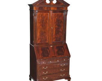 Items Similar To Duncan Phyfe Vintage Secretary Desk Drop Front