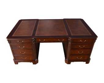 NOF102 Large Mahogany Partner Desk