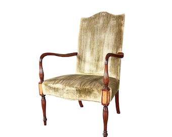 NVIN0582 Vintage Hickory Lolling Chair