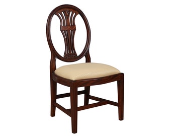 NDSRC105 Oval Back Inlaid Side Chair