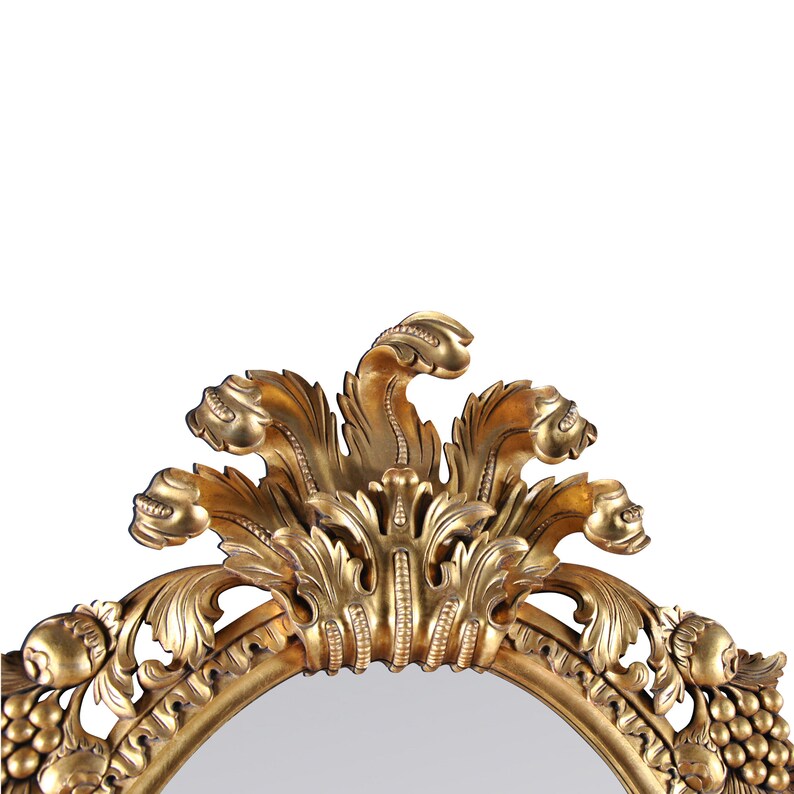 NOC035 French Carved Gold Leaf Mirror Etsy